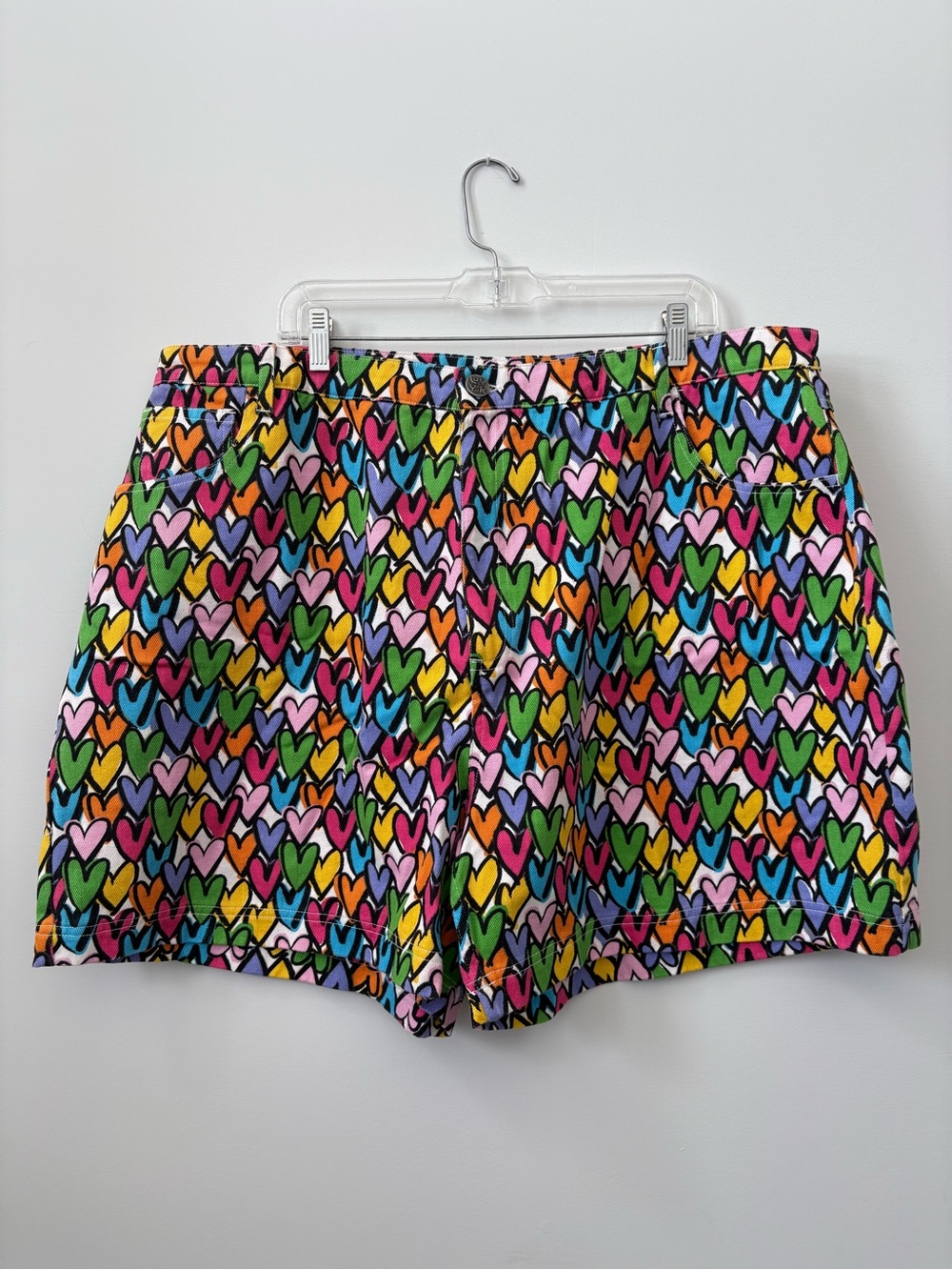 Lucy & Yak Lexi - High Waist Twill Shorts in Summer Lovin’